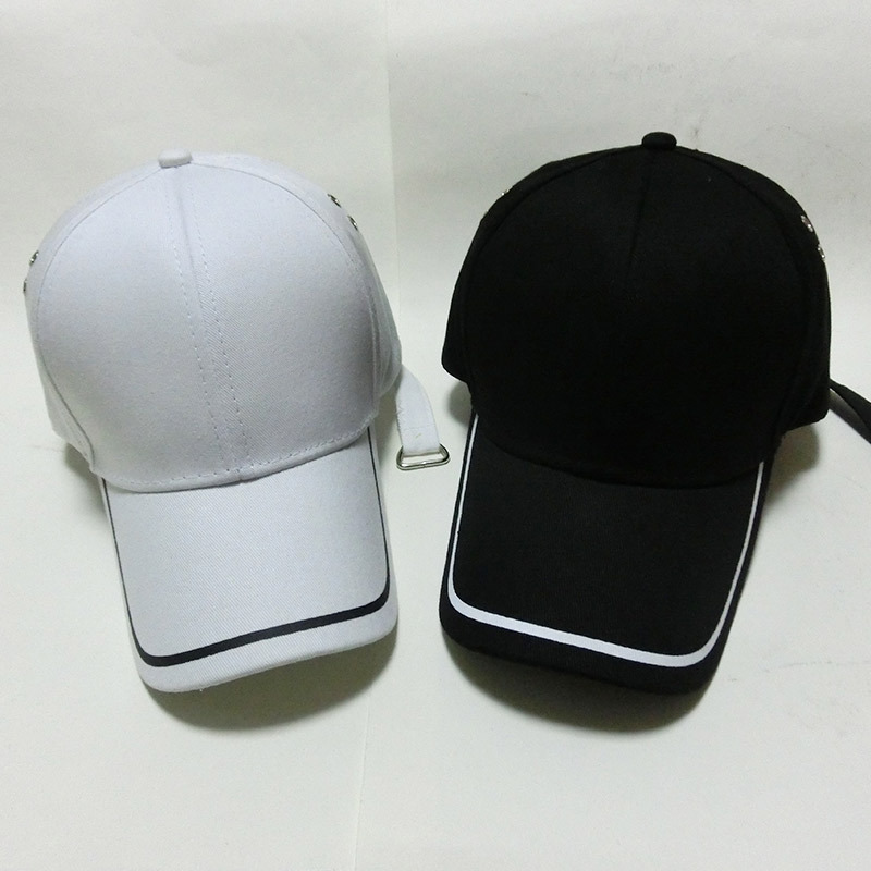 Japanese Hoop Retro Striped Baseball Cap For Men And Women High Street Casual Shade Hip Hop Cap For Couples Tidal Long Streamers