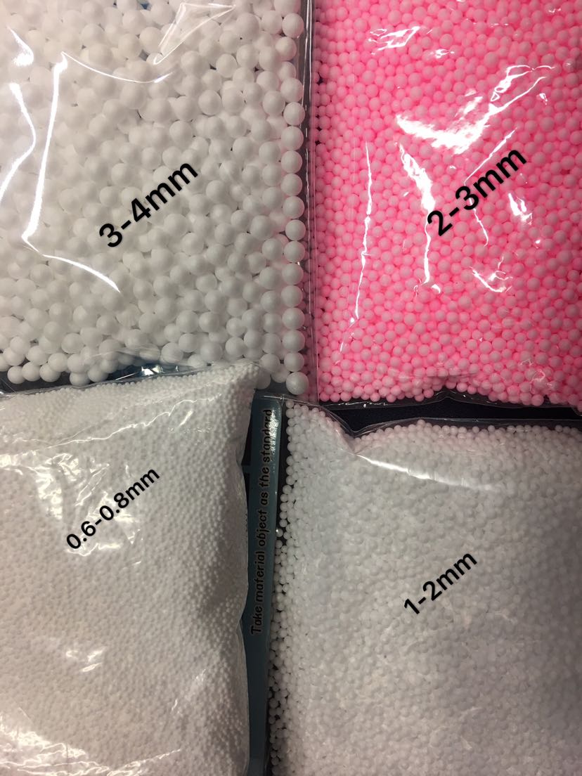 Hand-Matched Educational Toys Dly Other Educational Toys Foam Beads Polyron Foam Granules Color Foam Granules Snowflake Granules Toy Fillers Specification drawing