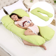 多功能孕妇枕头侧卧枕纯棉可拆洗 U型午睡枕靠垫