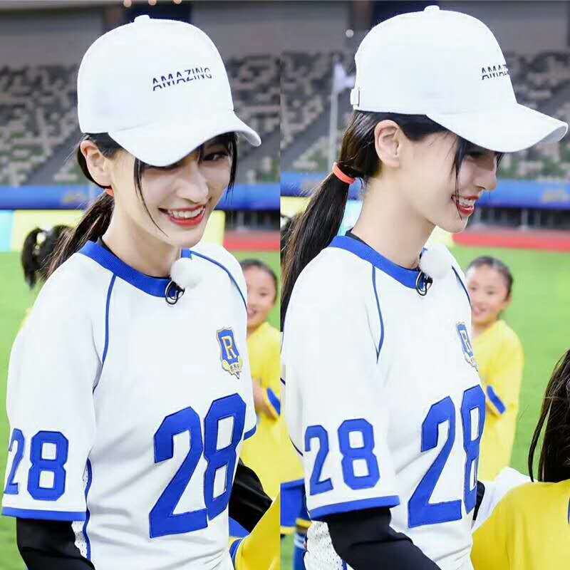 Running Bar The Same Hat Female Summer Student White Baseball Cap Male Everything Amazing Street Cap details Picture