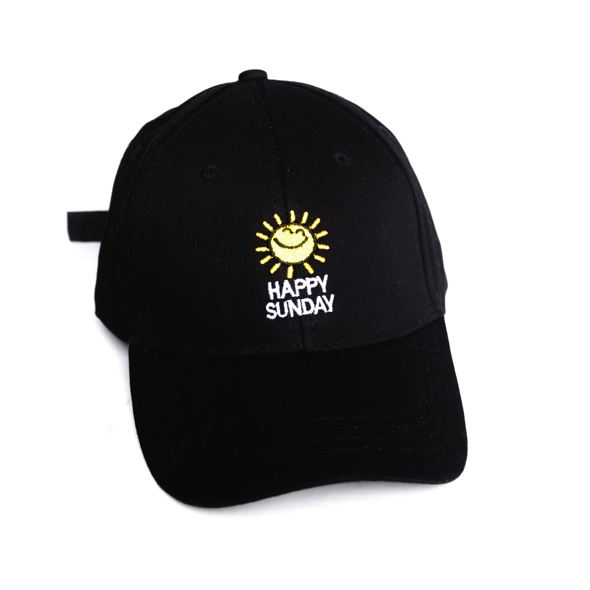 Small Fresh Simple Small Sun Print Baseball Cap Men And Women Summer Visor Hat Lovers All Match Cap details Picture