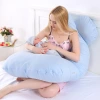 Multi-functional maternity pillow, side pillow, pure cotton detachable and washable U-shaped nap pillow cushion Application Scenario