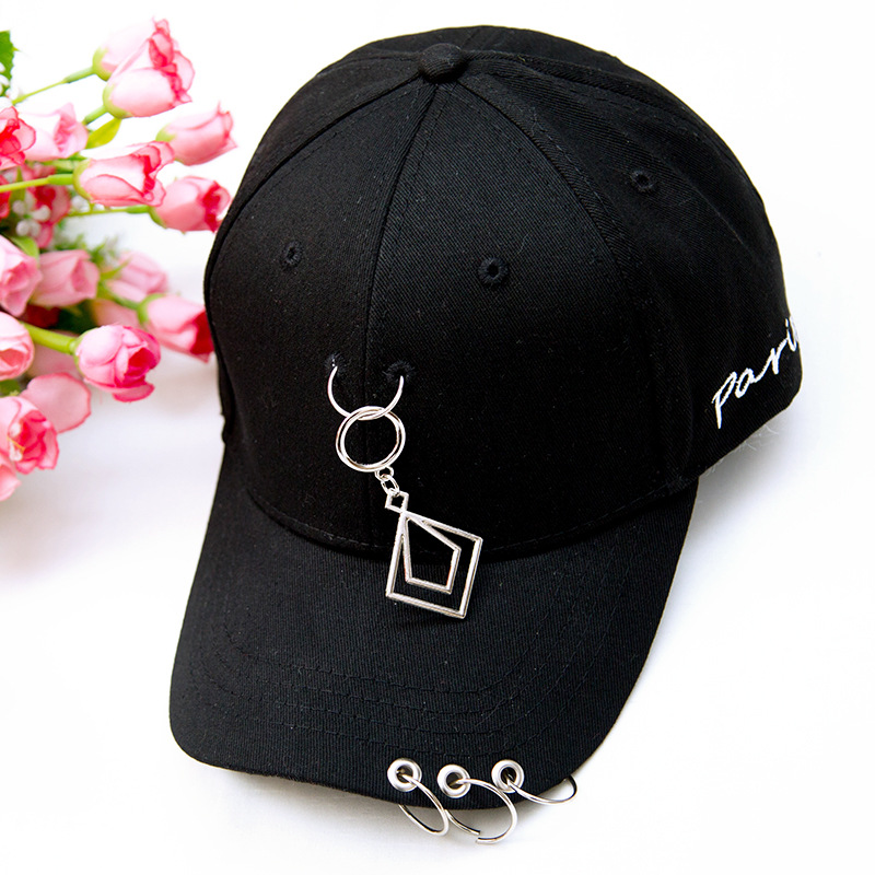 Fashion Hoop Square Hat Female Summer Korean Version All-Match Baseball Cap Personality Street Hipster Cap Student Male details Picture