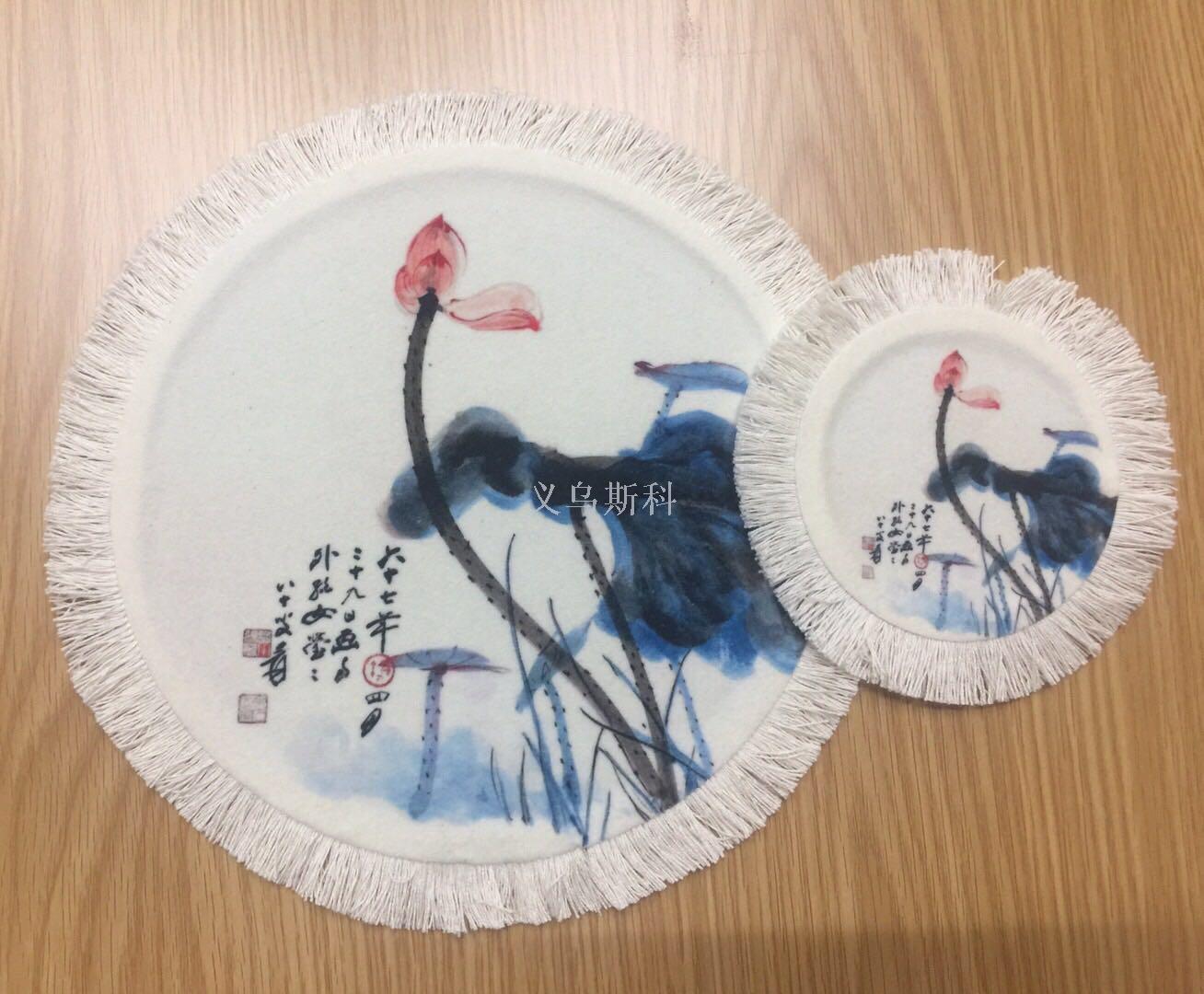 厂家直销广告地毯鼠标垫 礼品鼠标垫 波斯垫 可来样来图定制流苏垫