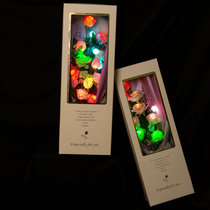 Gift box bouquet LED decorative LED living room LED simulation flower battery small night light