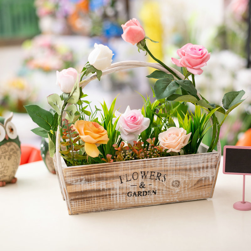 Flower LED simulation night light decorative living room LED night light decoration piece LED simulation flower table lamp