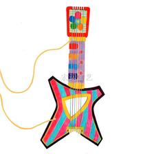厂家直销白坯木质吉他 幼儿园儿童手工diy绘画涂鸦木制吉它乐器