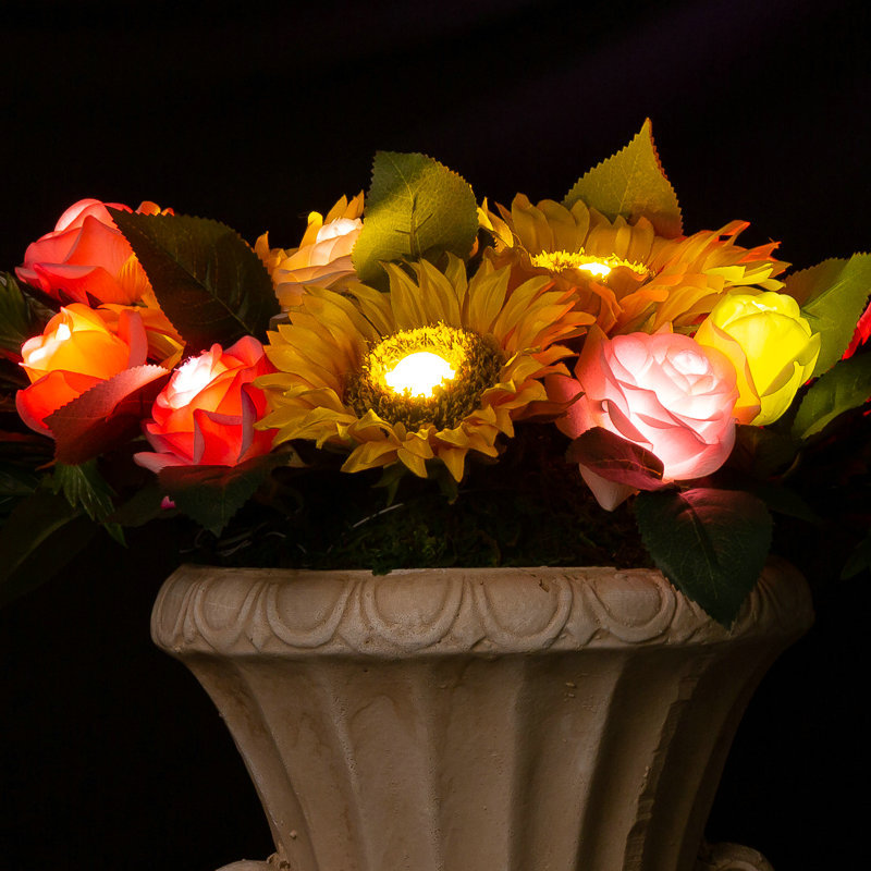 Decorative living room LED night light decorations 3 section touch switch dimming LED simulation lanterns Application Scenario