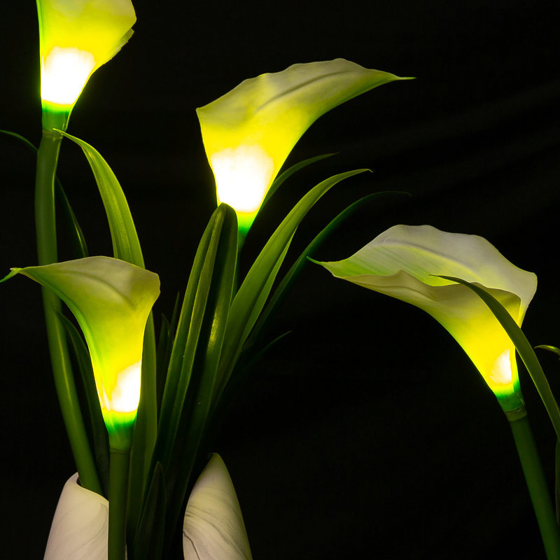 Flower LED night light Decoration modern wind LED eye lamp night light decoration European style table lamp
