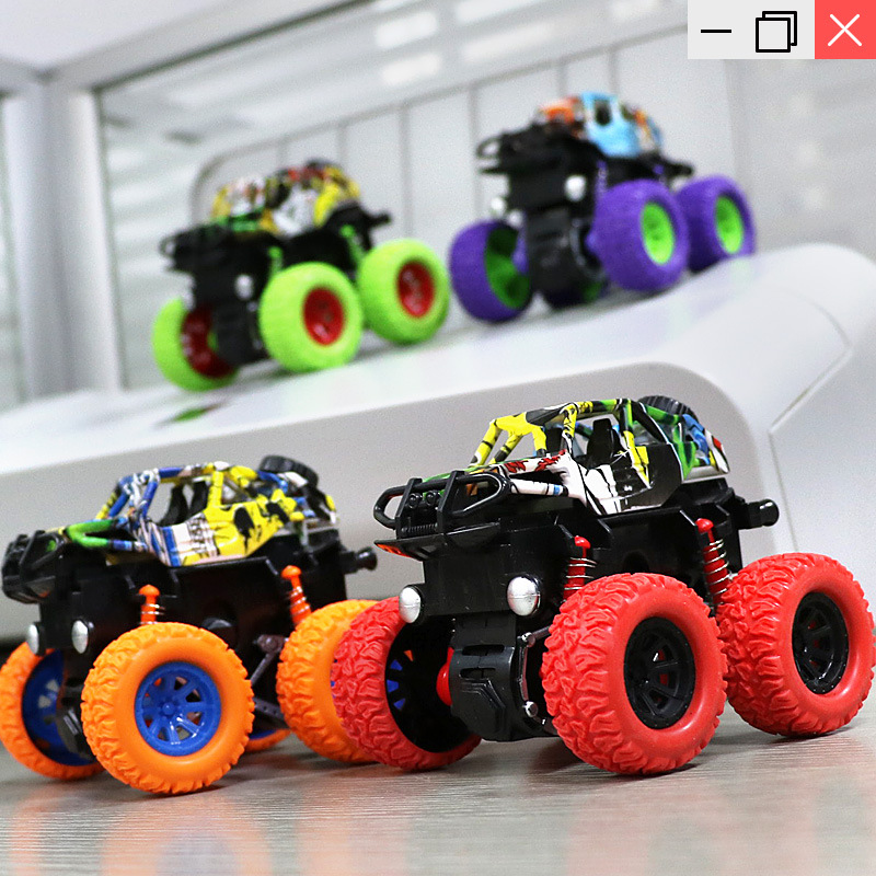 Inertial four-wheel drive simulation off-road vehicle model toy for children and boys, anti-drop and swing small car Application Scenario