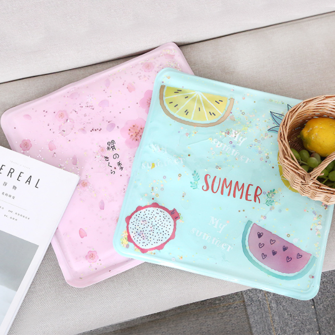 Self-designed summer ice pad creative cute little fresh car cooling pad cooling office cushion