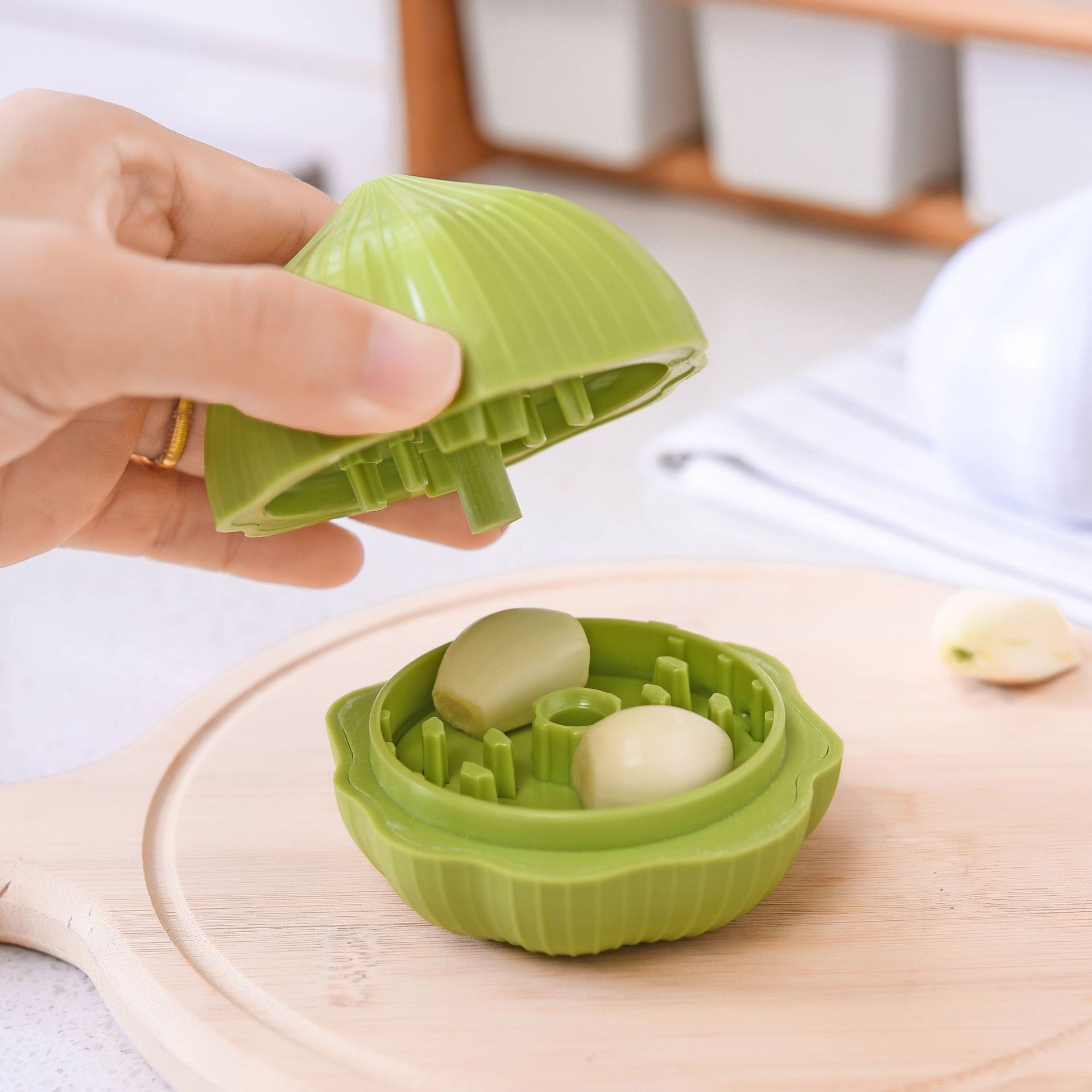 Household garlic presser Kitchen quick presser garlic purer garlic purer garlic stripper