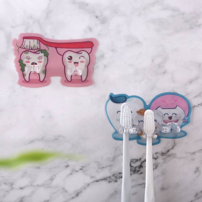 Simple hooks, kitchen pasting hooks, sticky hooks, toothbrush holders, cartoon socket plugs, storage hooks, sticky hooks details Picture