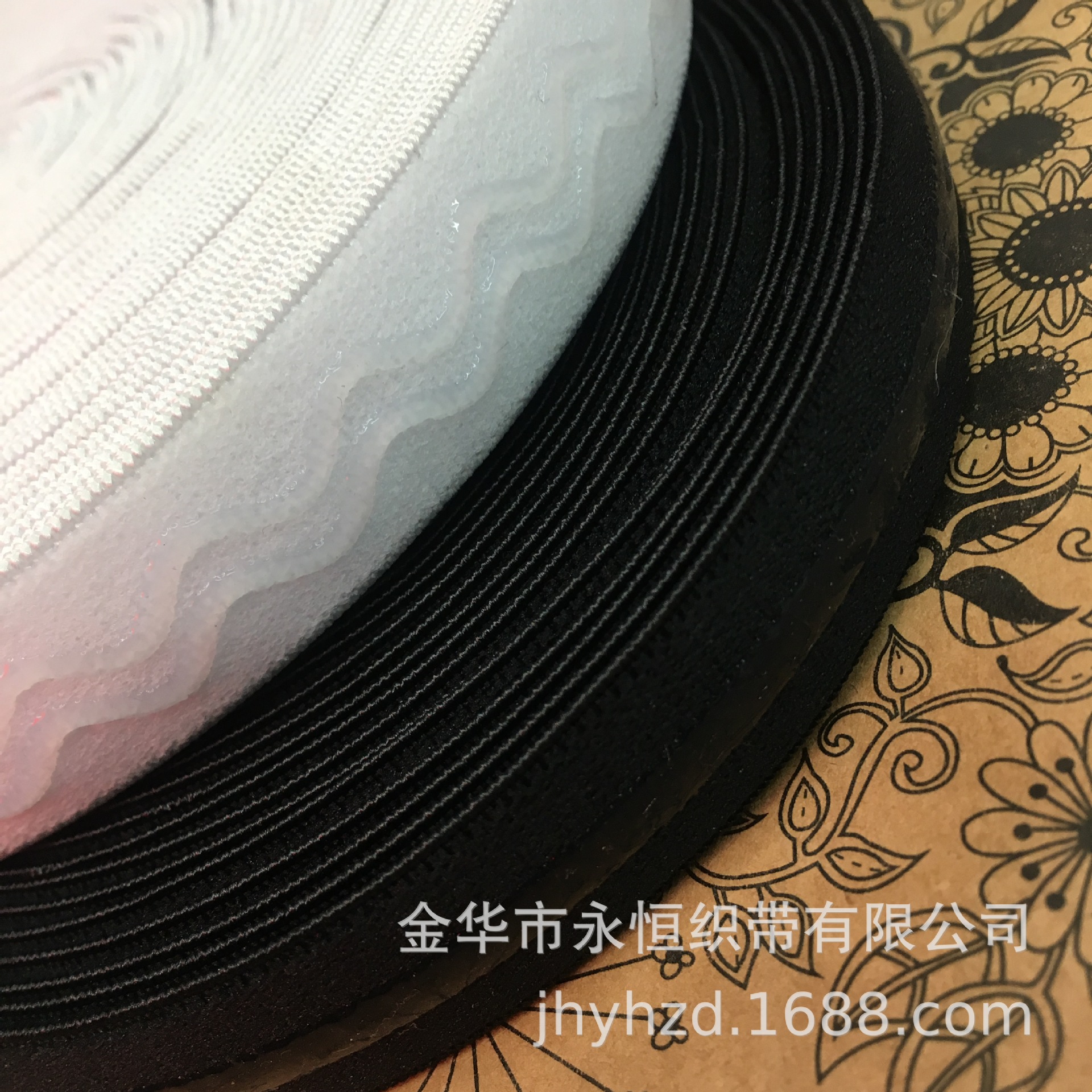 2.0CM single-sided brushed silicone anti-slip elastic band with wave tightness in stock