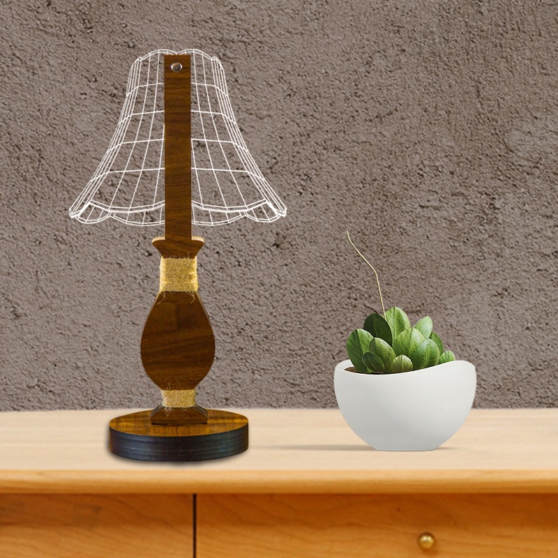 Creative 3D small night lights LED decorative lights Cross-border e-commerce dedicated to atmosphere lamps Acrylic table lamps