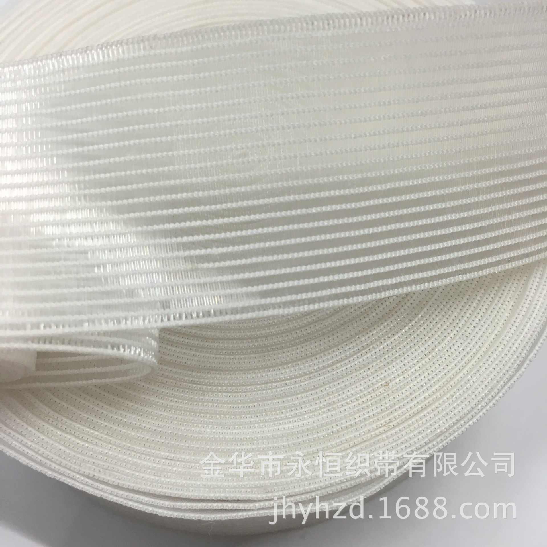 Factory direct sales of fish thread elastic bands for the waist of elastic suit pants details Picture