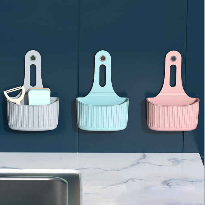 厨房置物架水槽挂袋水龙头水槽收纳篮收纳挂篮海绵 架