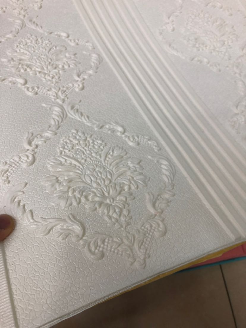 新款欧式免胶自粘墙纸70x70细节图