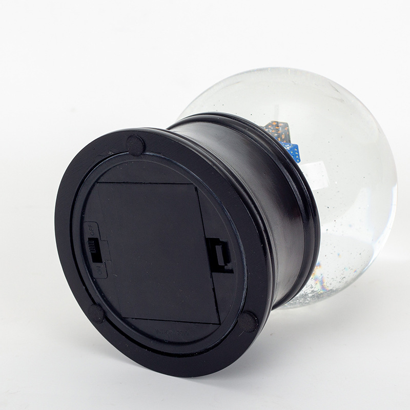 高档礼品100mm 日本纪念品雪花球带灯光功能树脂水球细节图