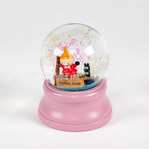 现货批发 日本品牌系列卡通雪花球多色多款节日生日礼物水晶球