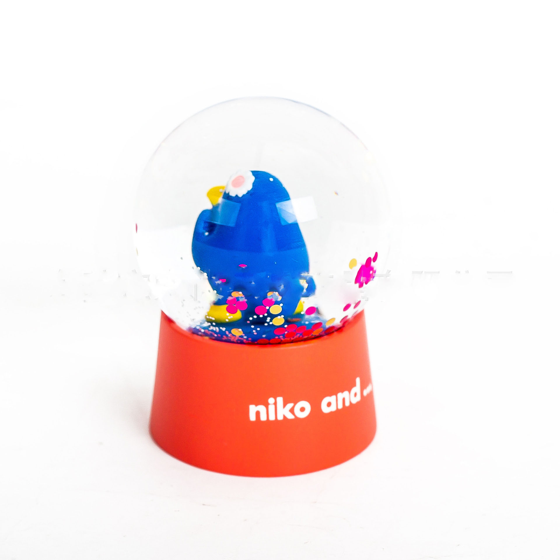 现货批发 儿童小孩生日礼物 可爱卡通企鹅雪花球水晶球