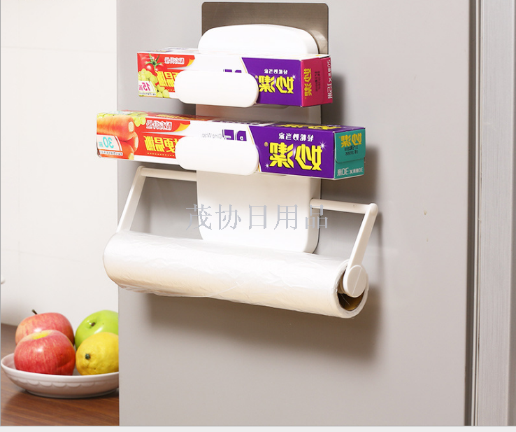 Household plastic wrap storage racks Kitchen paper storage racks