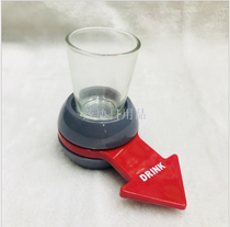 spin the shot Drinking game Arrowhead Drinking glasses Pointer Turntable Bar Party Party Family fun