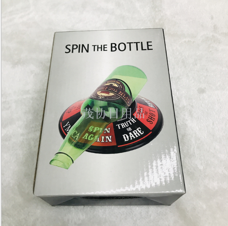SPIN THE BOTTLE Drinking game props bar party family drinking entertainment