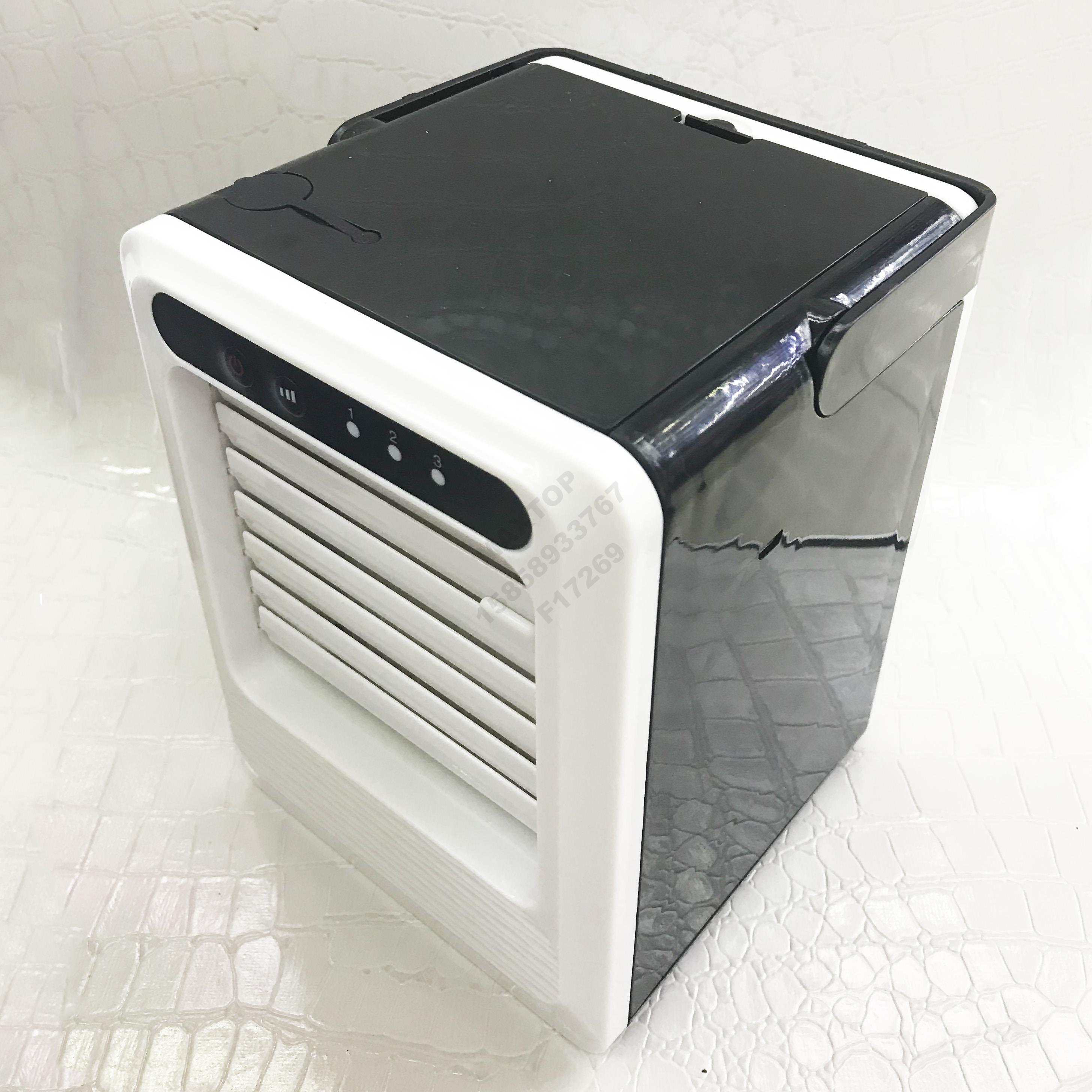 New portable small air cooler for home use, desktop USB charging mini fan details Picture