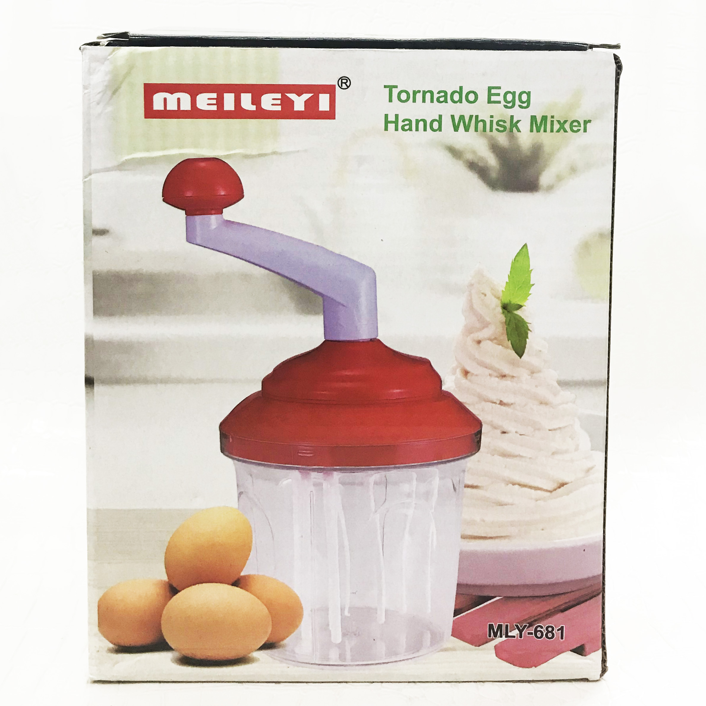 New MLY 681 Tornado Egg beater, household manual egg beater, milk beater and blender Application Scenario
