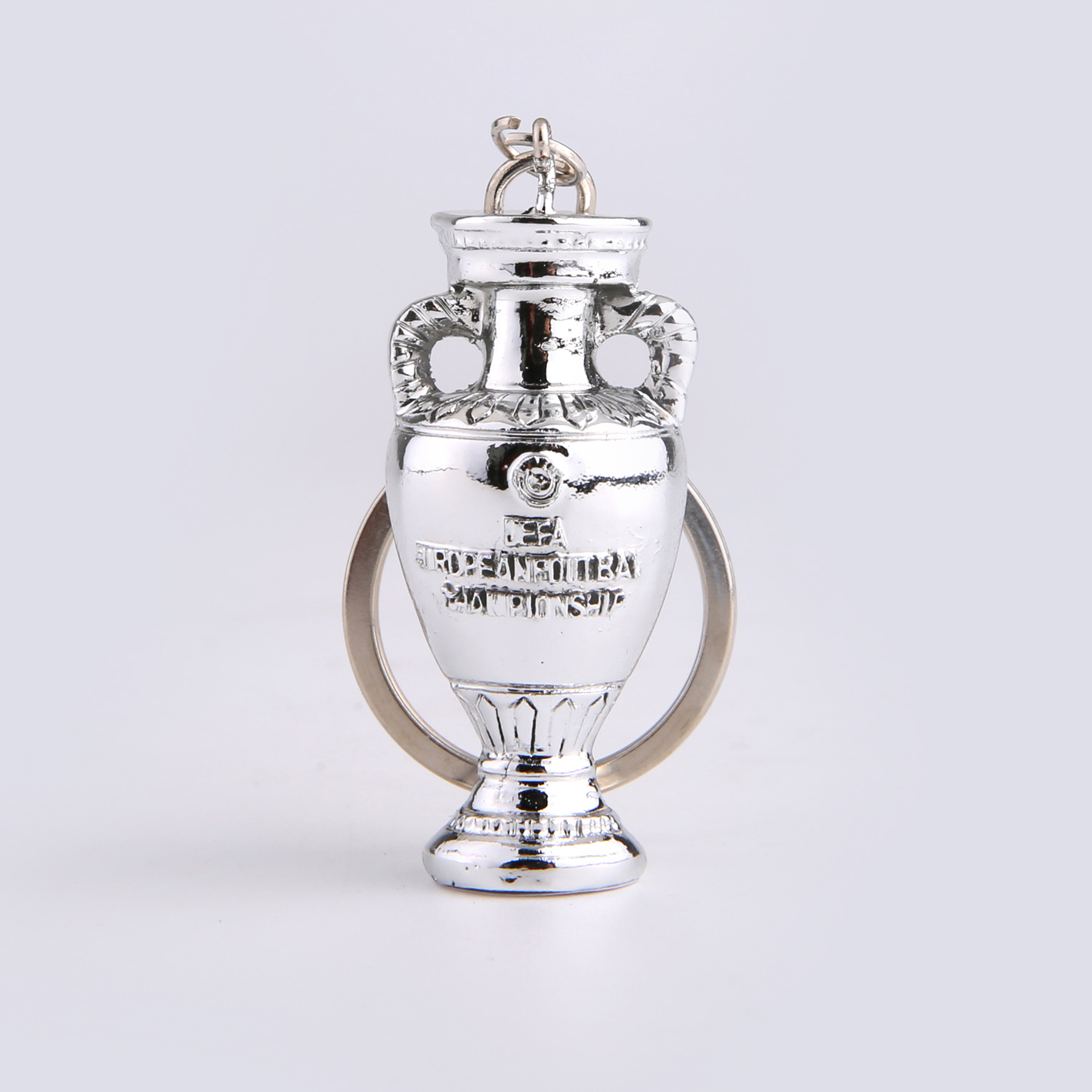 足球球迷用品 欧洲杯钥匙扣 球迷定制小奖杯钥匙圈赛事纪念品批发详情图3