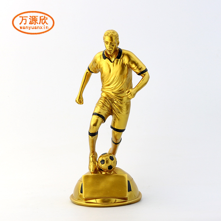 Factory direct sales of football trophies, resin handicrafts, commemorative trophies and prizes HX4234 full figure