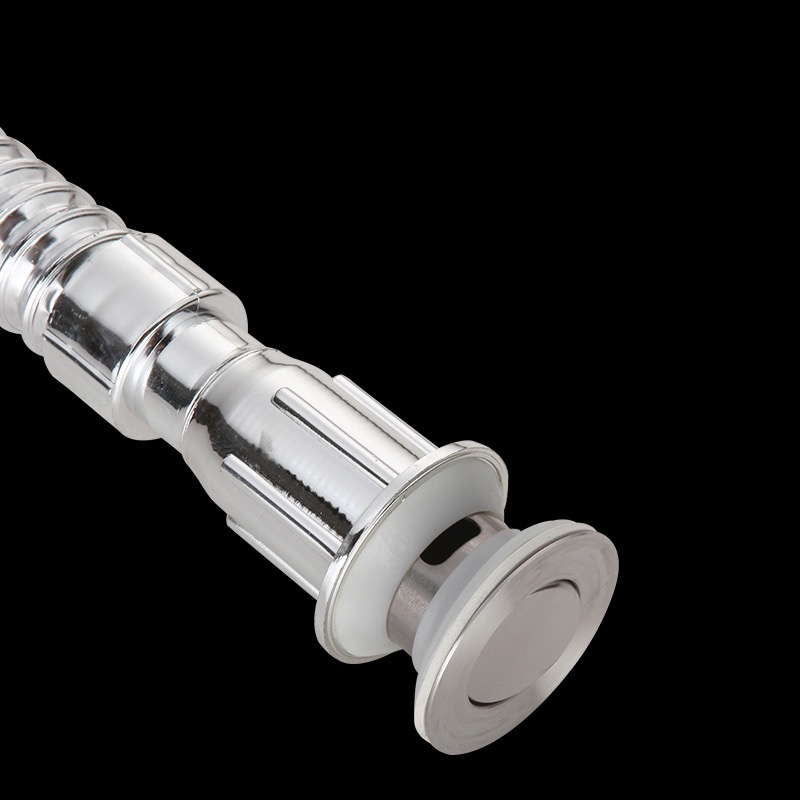 厂家批发电镀软头下水管 S弯防臭多功能胶头软管 翻盖ABS下水管细节图