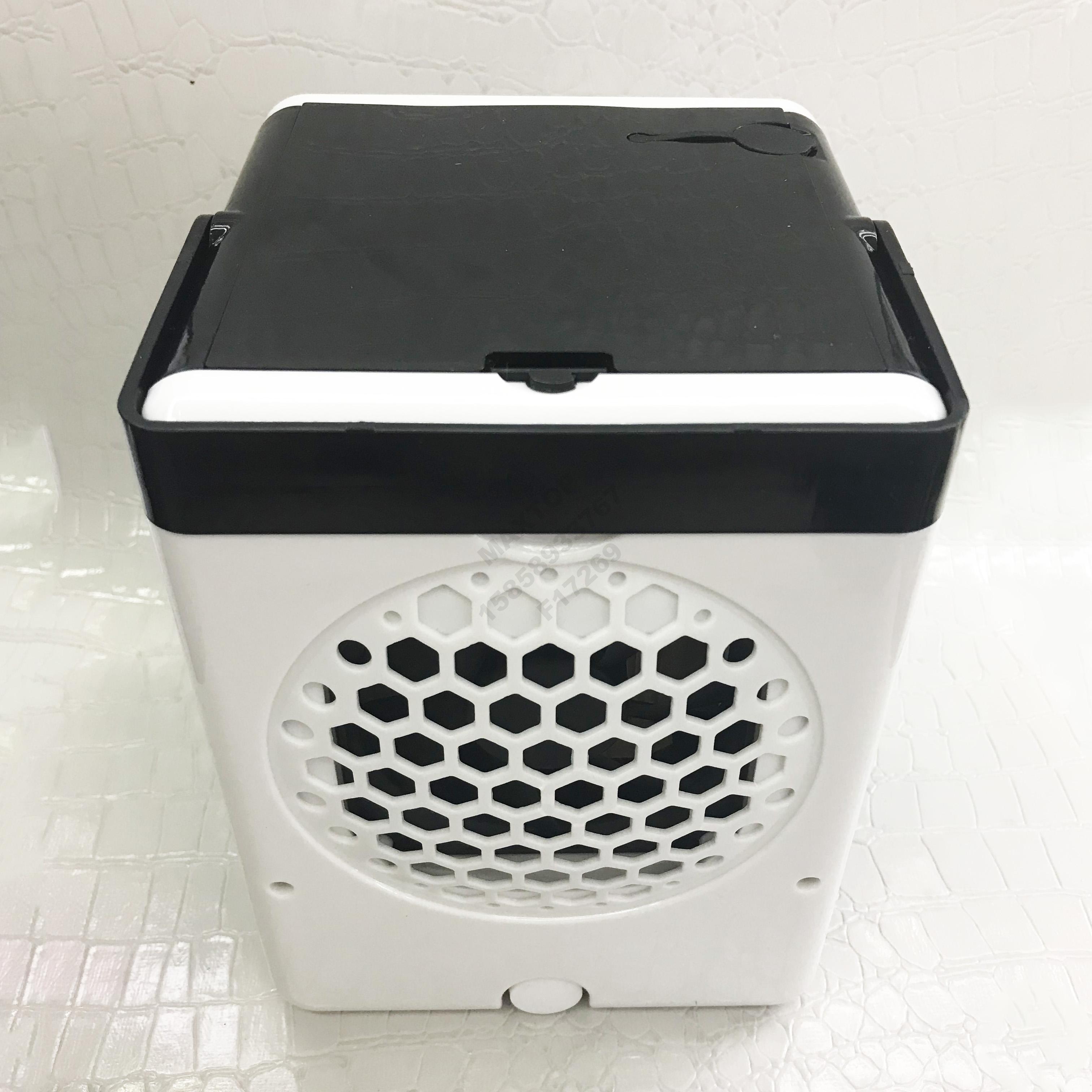 New portable small air cooler for home use, desktop USB charging mini fan Specification image