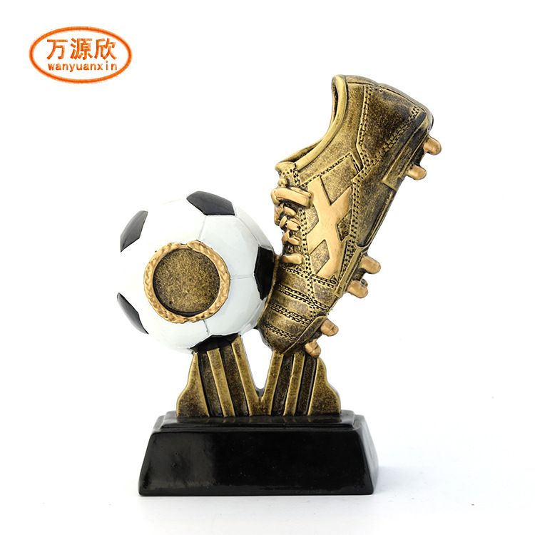 Football shoes, trophies, resin handicrafts, sports event award prizes HX1233 full figure
