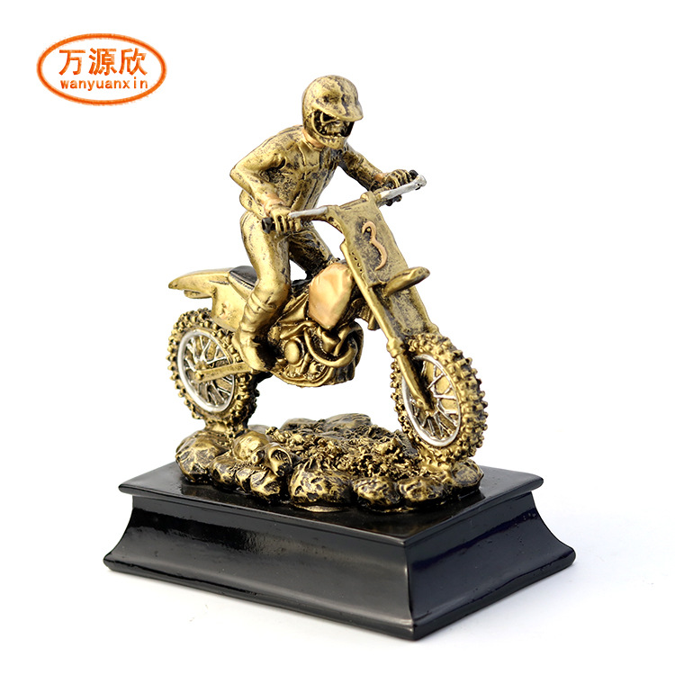 Dirt bike Trophy Racing Trophy resin HX3187 details Picture