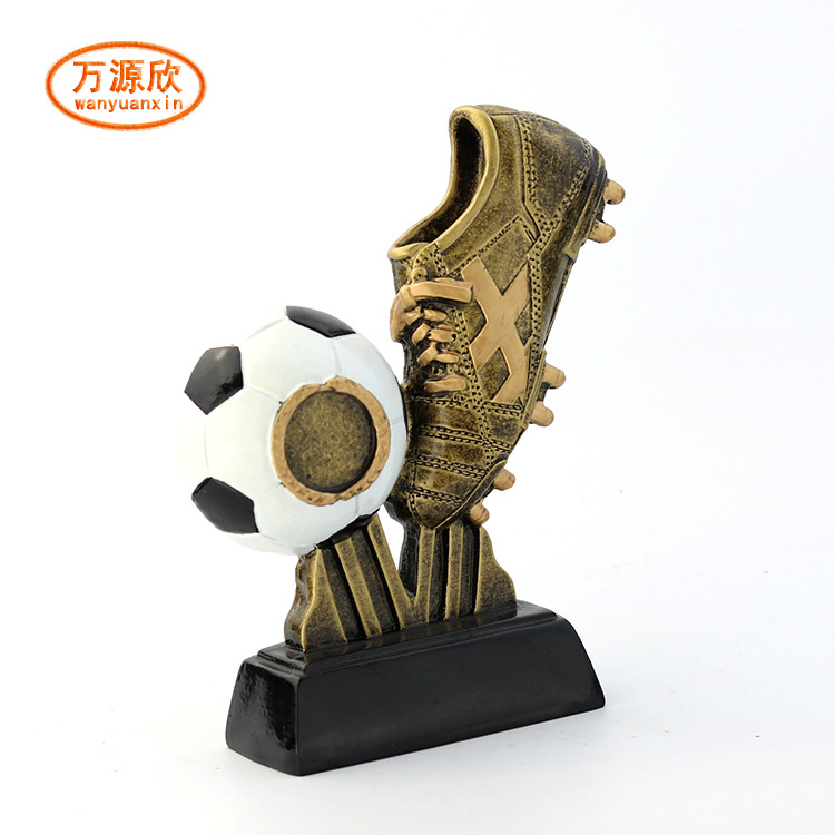 Football shoes, trophies, resin handicrafts, sports event award prizes HX1233 details Picture