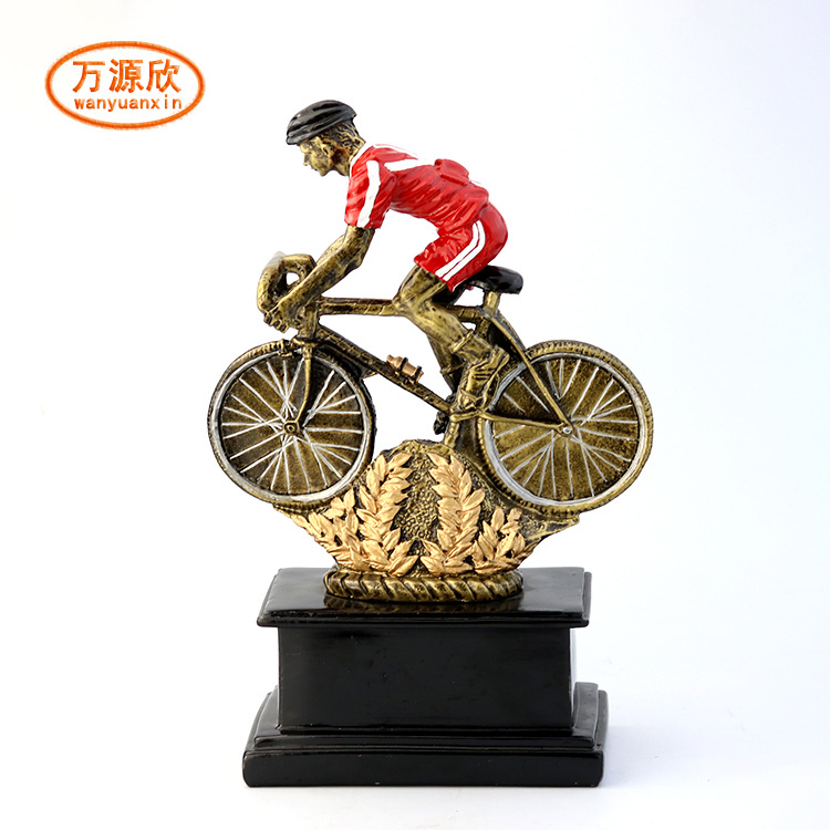 Bicycle Trophy Road Car Trophy competition Prize resin handicraft HX5080 thumbnail