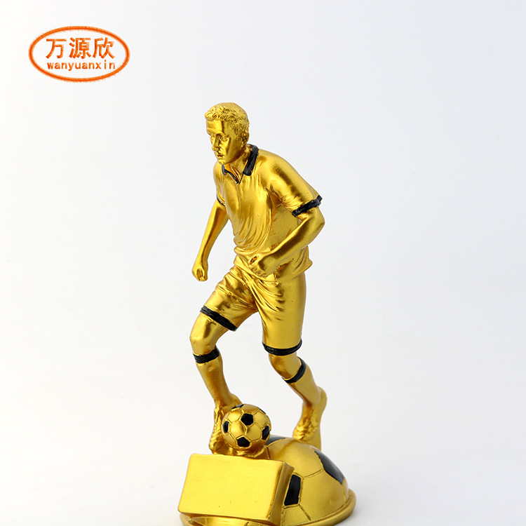 Factory direct sales of football trophies, resin handicrafts, commemorative trophies, prizes and MEDALS HX4234 details Picture