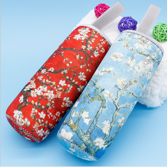 Double-sided universal insulated cup cover, universal heat insulation and anti-drop insulated cup protective cover, glass cup cover Specification image