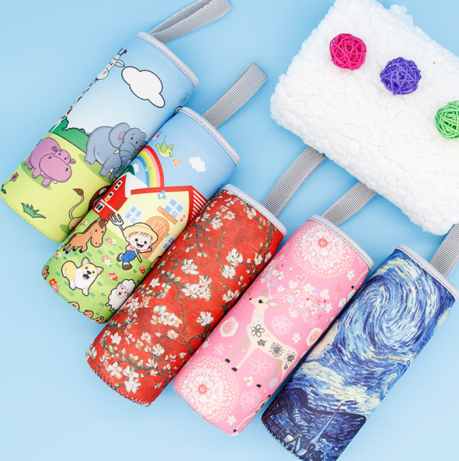 Double-sided universal insulated cup cover, universal heat insulation and anti-drop insulated cup protective cover, glass cup cover details Picture