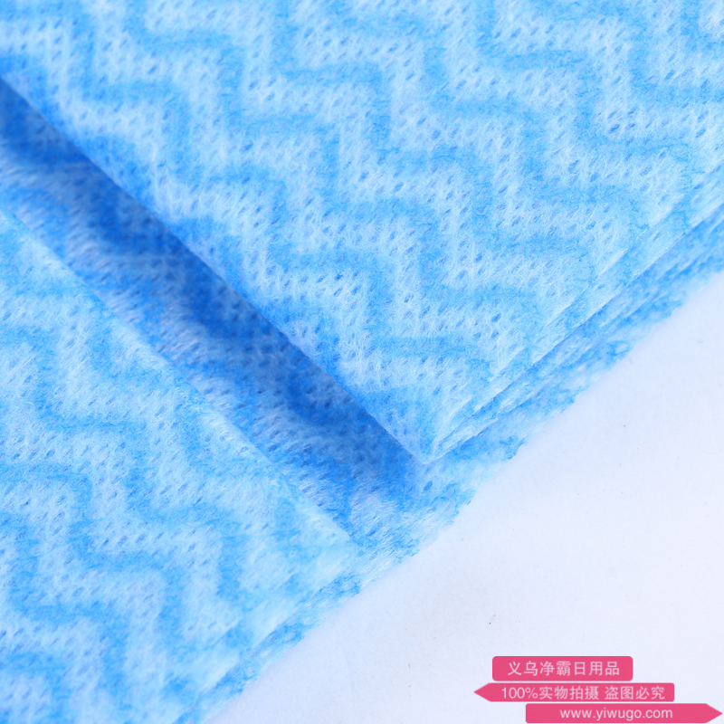 Transparent OPP bag with multiple pieces of water absorbent dishcloth kitchen non-greasy plain non-woven cloth Specification drawing