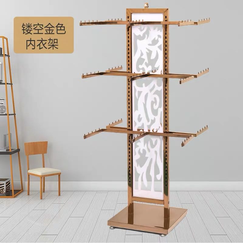 Iron inside clothes rack display rack underwear display rack.