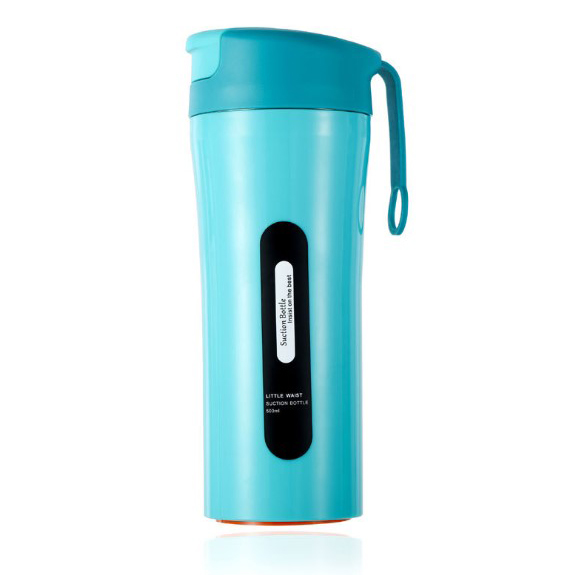 The new "Little Waist Magic Unfalling Cup" features a 304 stainless steel inner liner and a creative color-blocking magic unfalling cup