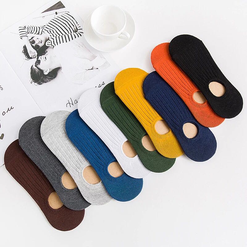 Japanese double needle thick cotton socks for men thumbnail