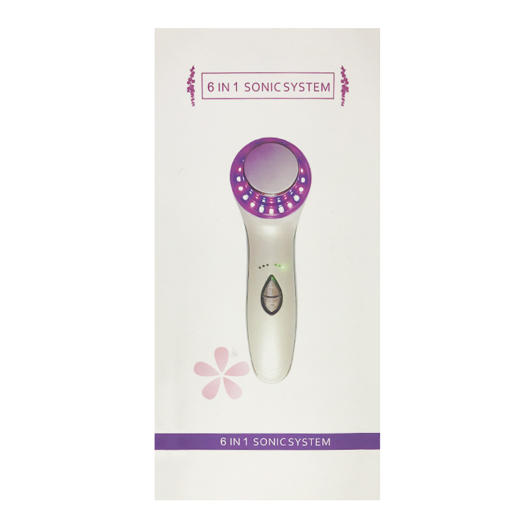 New ultrasonic color light facial beauty instrument tender skin instrument micro electric import and export instrument