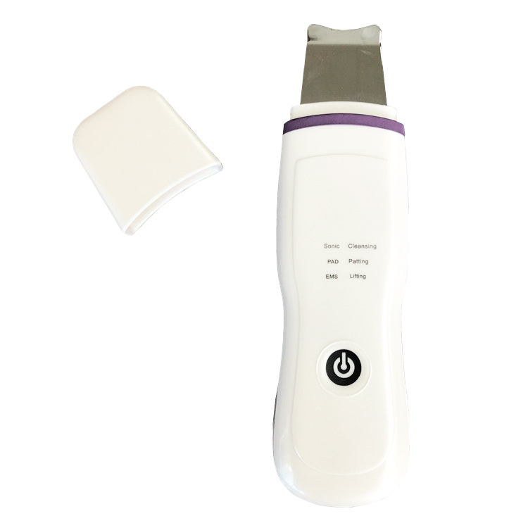 Nueva máquina de pelar máquina de limpieza ultrasónica facial poros limpieza pala exfoliante exfoliante details Picture