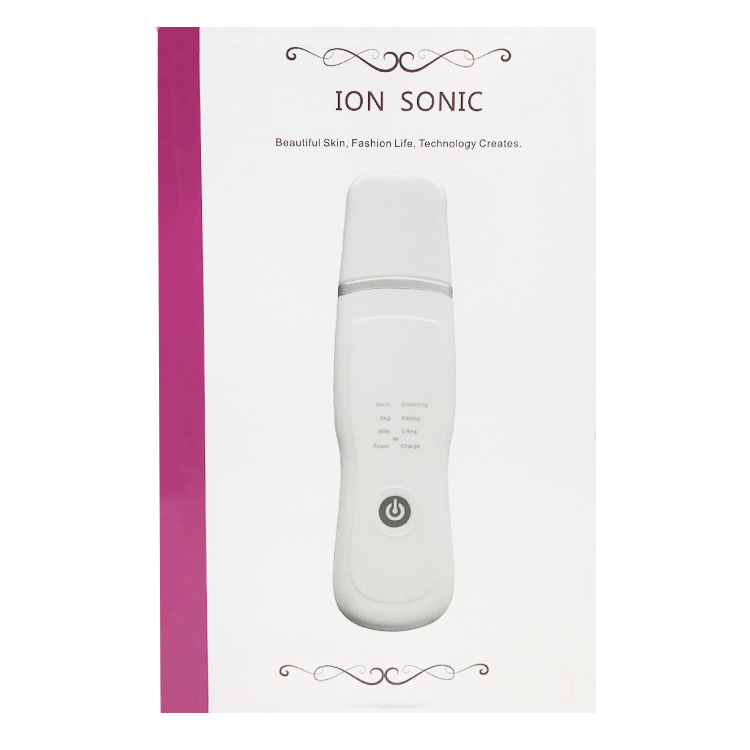New ultrasonic cleanser Skin scraper Facial pore cleaning shovel exfoliates dead skin