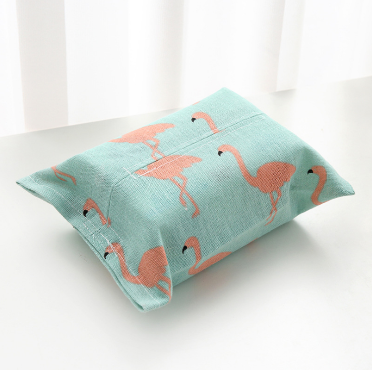 布艺纸巾盒实物图