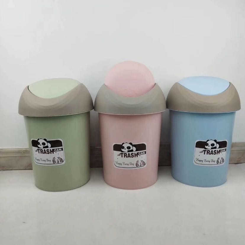 新款北欧风格翻盖垃圾桶
